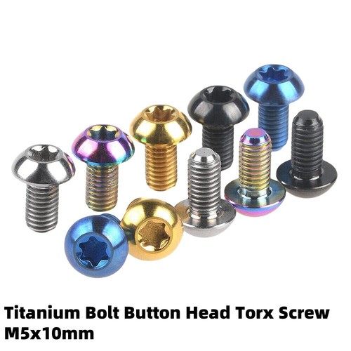 Titanium button dome bolts - titanium,