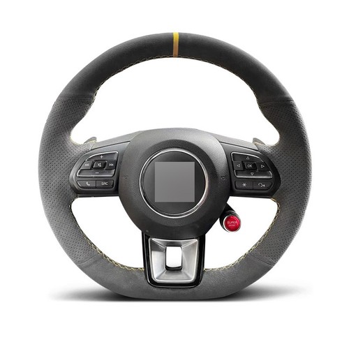 Alcantara steering wheel cover - alcantara,