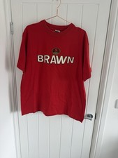 Red Short Sleeve Vintage Brawn