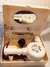 Vintage 1940s Bakelite Ormond E 1022 Hair Dryer In Original Case Working