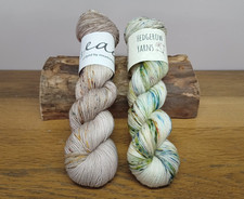 Pair of mixed skeins by