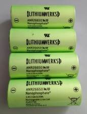 26650 LithiumWerks Li-Ion Flat