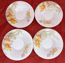 Four Shelley / Lawleys Of Regent Street London Cape Gooseberry Saucers