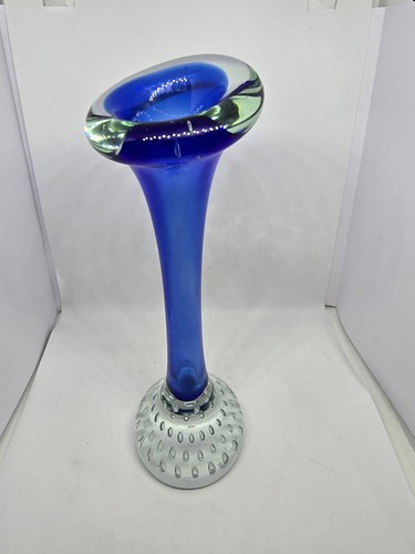 Blue vase swedish art - blue,