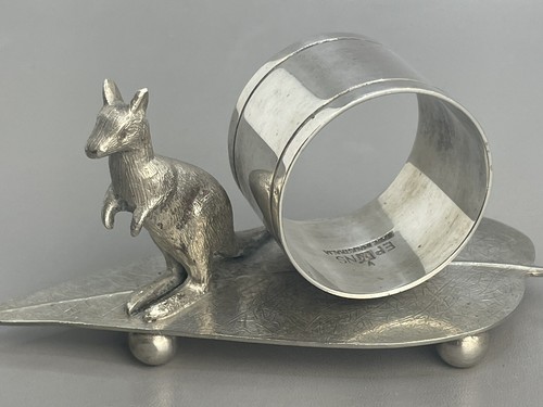 Vintage silver plated kangaroo - plated,