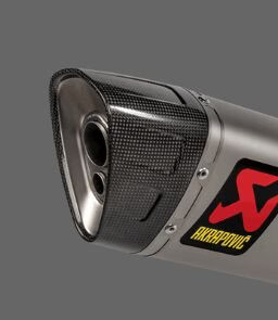 Akrapovic end cap set carbon - set,
