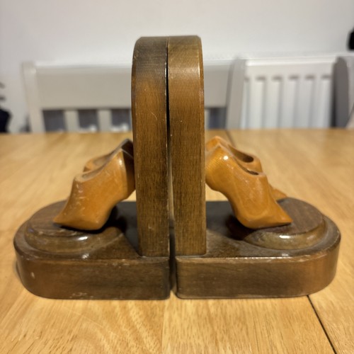 Pair vintage wooden - of,