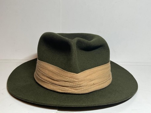 Vintage mens green felt - green,