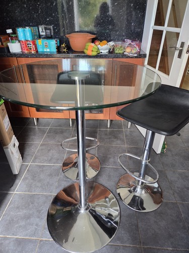 Round clear glass bistro - round,
