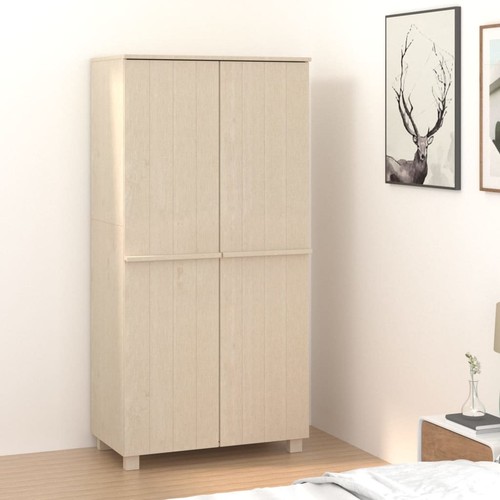 Wardrobe solid wood pine - solid,