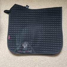Lemieux Cotton Dressage Saddlecloth Numnah Full Large Black Good Condition A