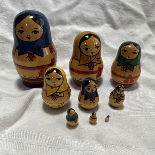 Vintage russian nesting dolls - russian,