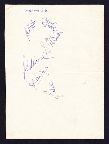 Bradford park avenue 1961 1962 - bradford,
