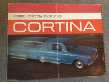 FORD CONSUL CORTINA 1962 Brochure Bi16 fair condition