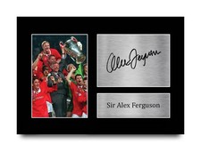 Sir Alex Ferguson Signed Man