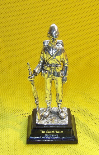 Pewter military figure the - pewter,