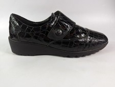 Romika Black Reptile Print