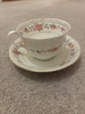 Williamsons Grecian Pattern China Teacup and Saucer.