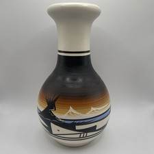 Cedar Mesa Pottery Vase Vintage Signed Southwestern