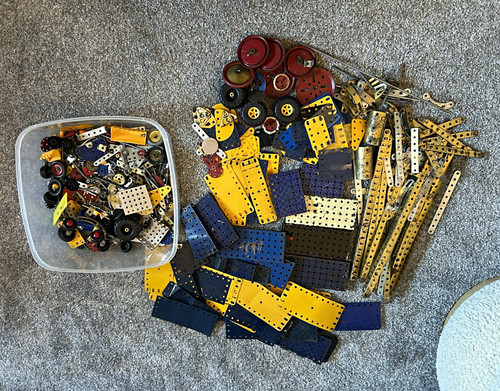 Meccano vintage bulk lot - vintage,