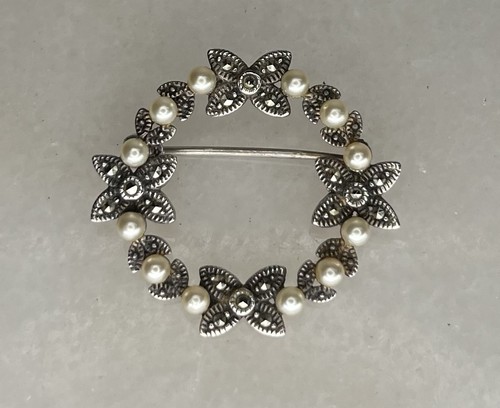 Vintage 925 silver marcasite - 925,
