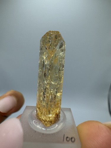 Imperial topaz crystal rough - imperial,