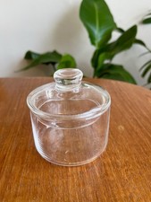 Vintage Borrocilite Glass Sugar Bowl With Lid