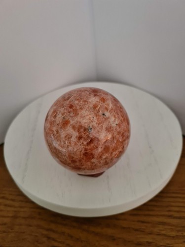 66mm sunstone gemstone sphere - 66mm,