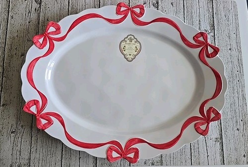 Shabby chic farmhouse red bow - shabby,