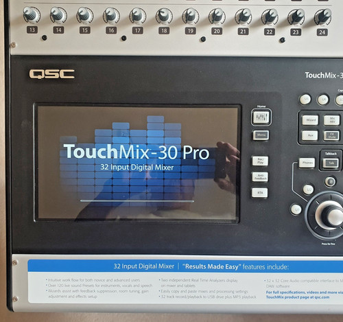Qsc touchmix pro mixer - qsc,