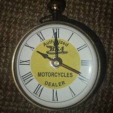 Spherical BSA Desk Clock Vintage Perfect Working Order Very Rare Collectable