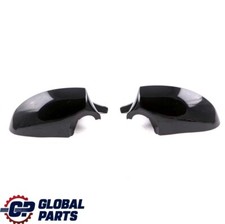 BMW E87 E90 Left Right Cover Cap N/O/S Casing Wing Mirror Black Set