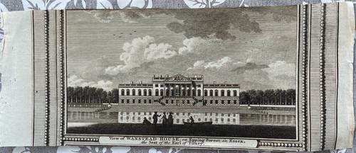 Antique print wanstead house - antique,