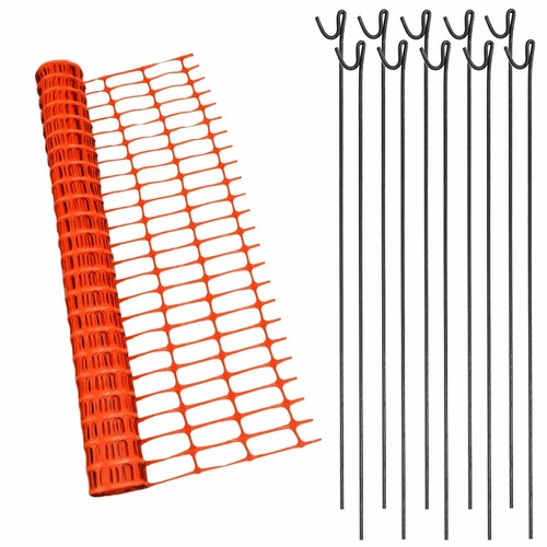 Orange plastic mesh safety - plastic,