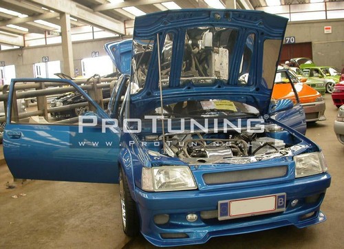 Front sport grill with mesh - sport,