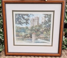 Limited Edition 439/850 Watercolor Print "Durham Cathedral" Philip Martin 