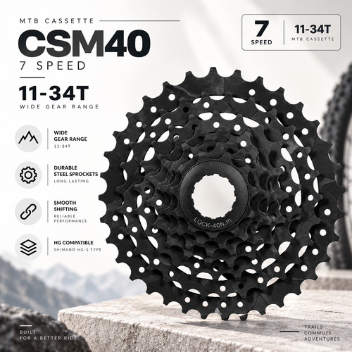 Sunrace csm40 speed - 7, mtb