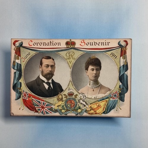 Coronation souvenir postcard - coronation,