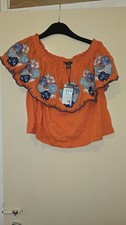 Primark Embroidered Bardot Top