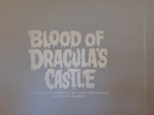 Blood draculas castle - of, 1969