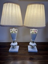 2 VTG Porcelain Flower Table