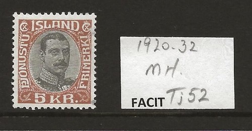 1920 iceland 5kr grey - iceland, grey/brown