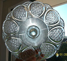 Cake Stand.Victorian.Glass.Grape Stand.Tazza.Large. 9"x 6.5".Wedding. Christmas.