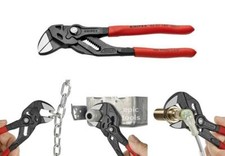 Knipex 180mm (7") Lock Button Wrench Spanner Waterpump Pliers Grips, 86 01 180