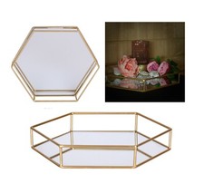 Hexagon Mirror Plate Jewellery