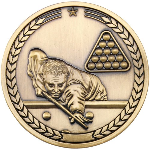 Snooker pool medal 70mm - snooker,