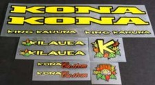 Kona Kilauea decal set