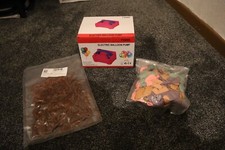  Portable 600W Electric Balloon Pump with balloons and elastic bands (UK plug)