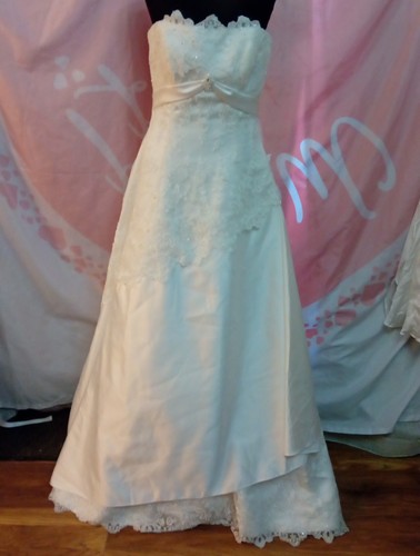 Wedding dress size ivory - dress, 12