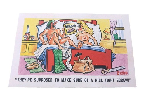 Saucy seaside postcard vintage - seaside,